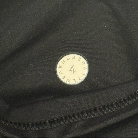 Lululemon Fast & Free Crop II Leggings Nulux 19" High Waisted Pockets Black 4 - Picture 13 of 14